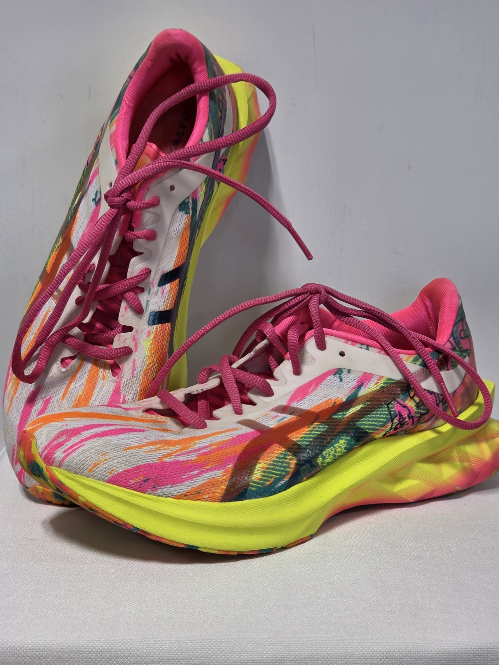 Asics Novablast Hot Pink Sour Yuzu Sneakers Women's Size-9